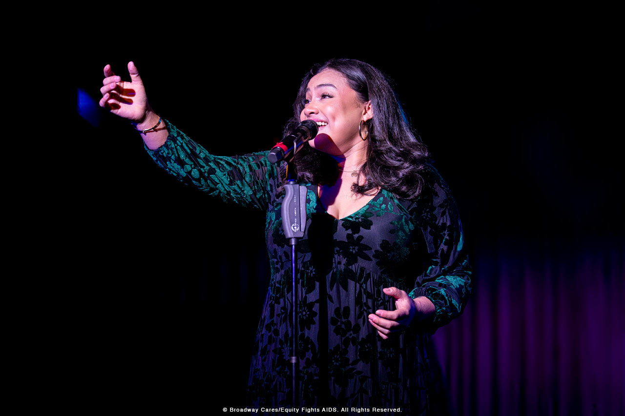 Tatianna Córdoba performing at NextGen Spotlight 2025